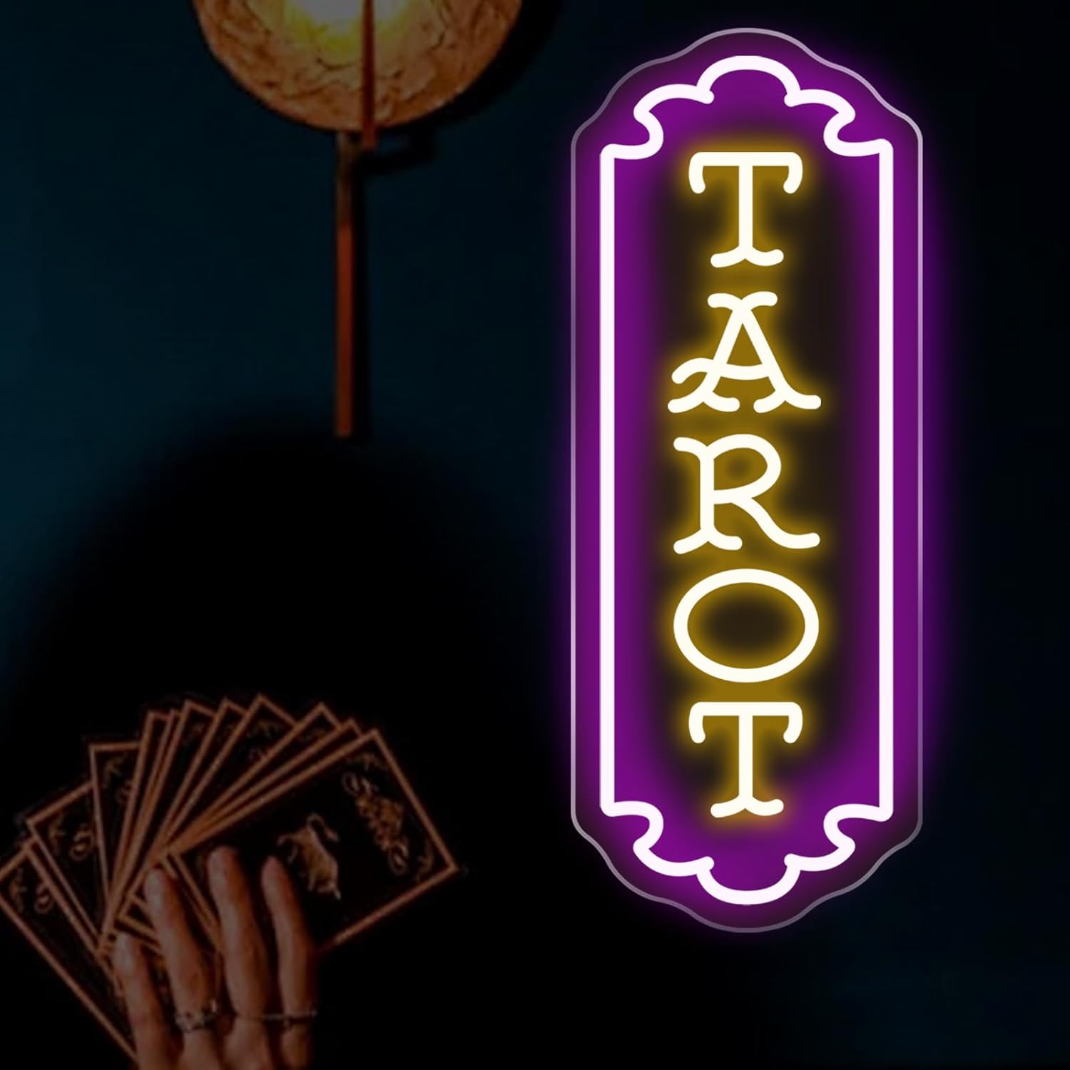 Party Games Event - Tarot Neon Sign USB Powered Mystical