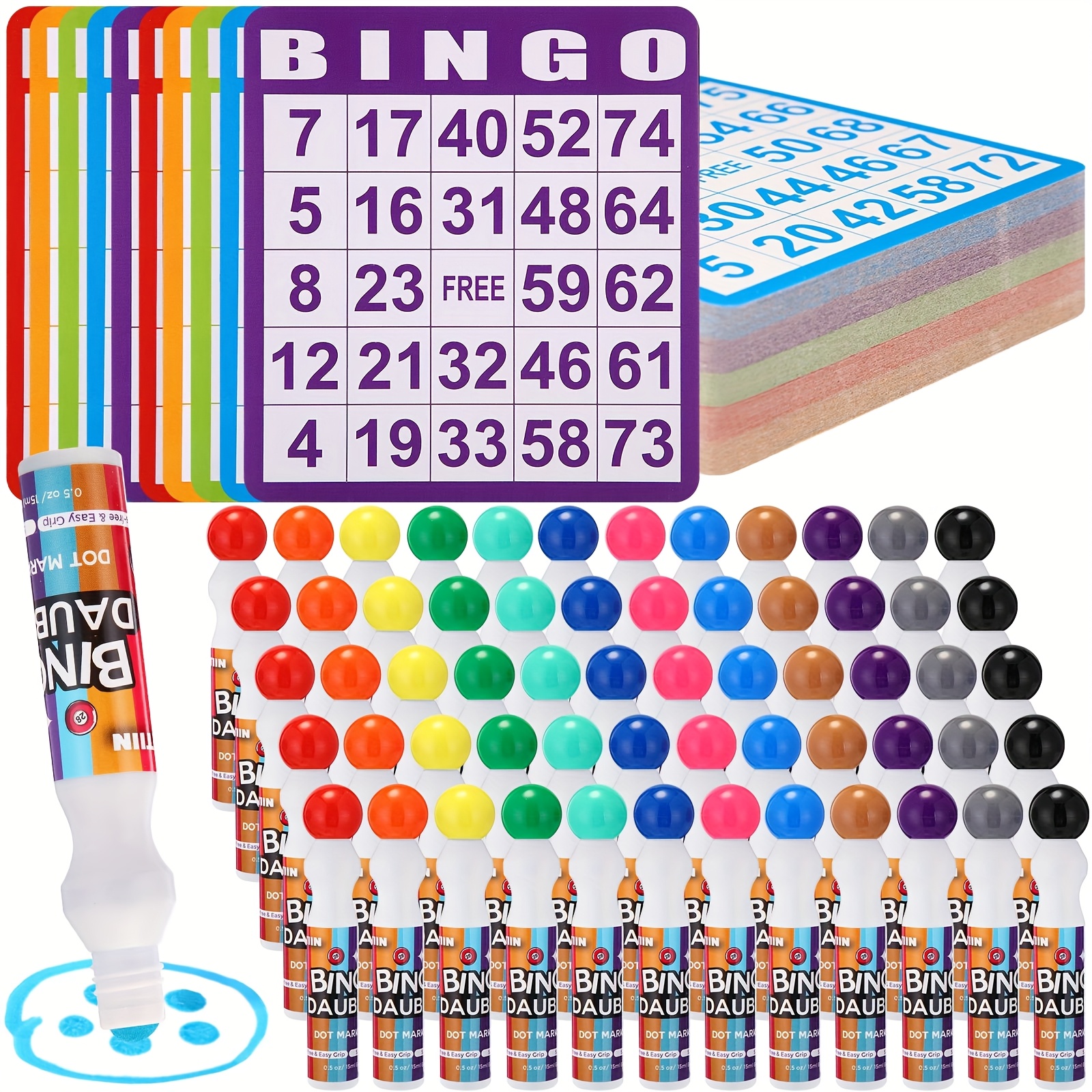 Party Games Group - Set of 148 Bingo Game Cards