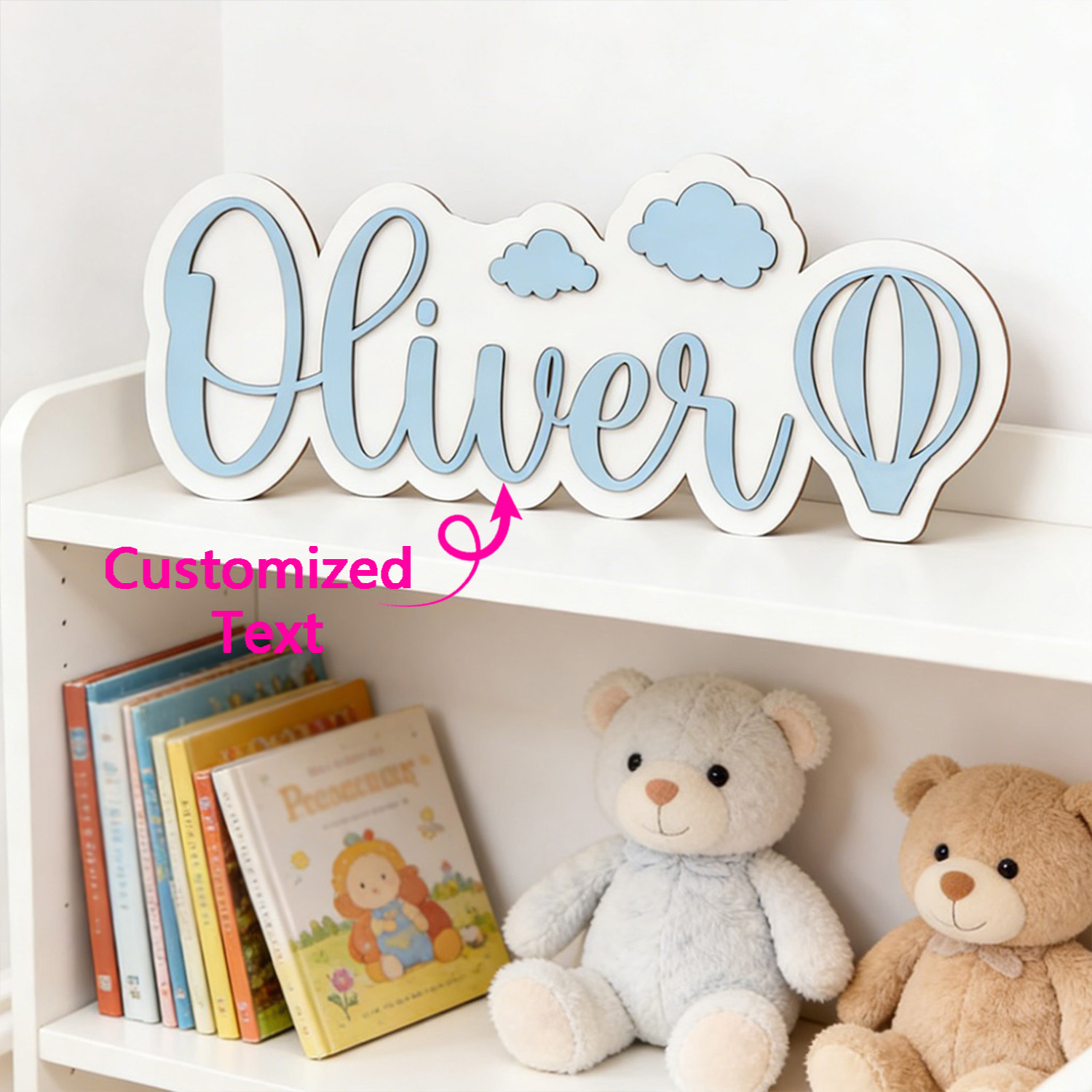 Party Games Event - Personalized Hot Air Balloon & Cloud