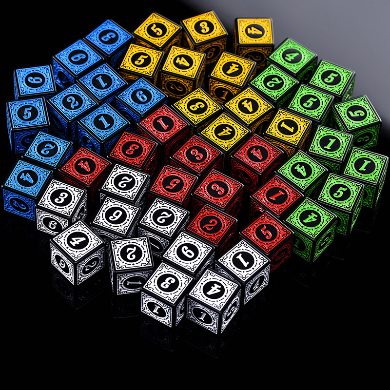 10PCS/Set Acrylic Dice Set D6  - Party Games Group recension och pris