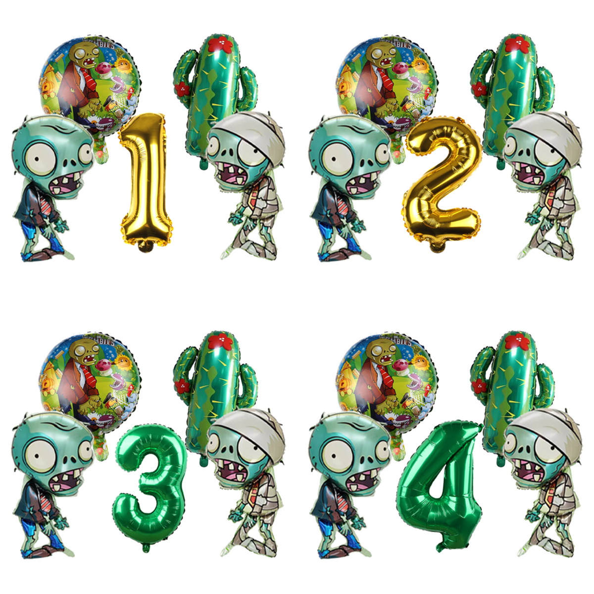 Plants vs Zombies Game Balloon - Party Games Bunny recension och pris