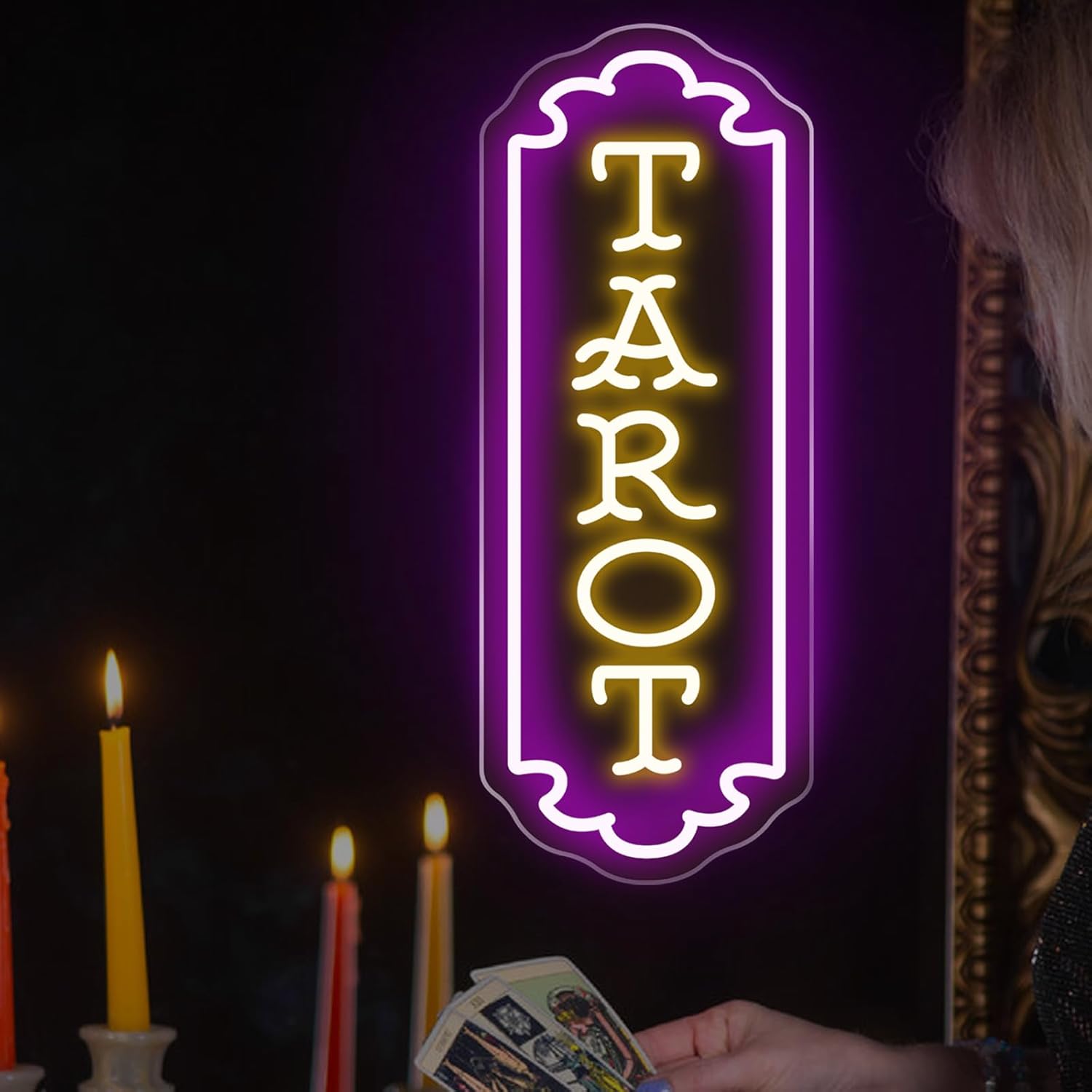 Tarot Neon Sign USB Powered My - Party Games Event recension och pris