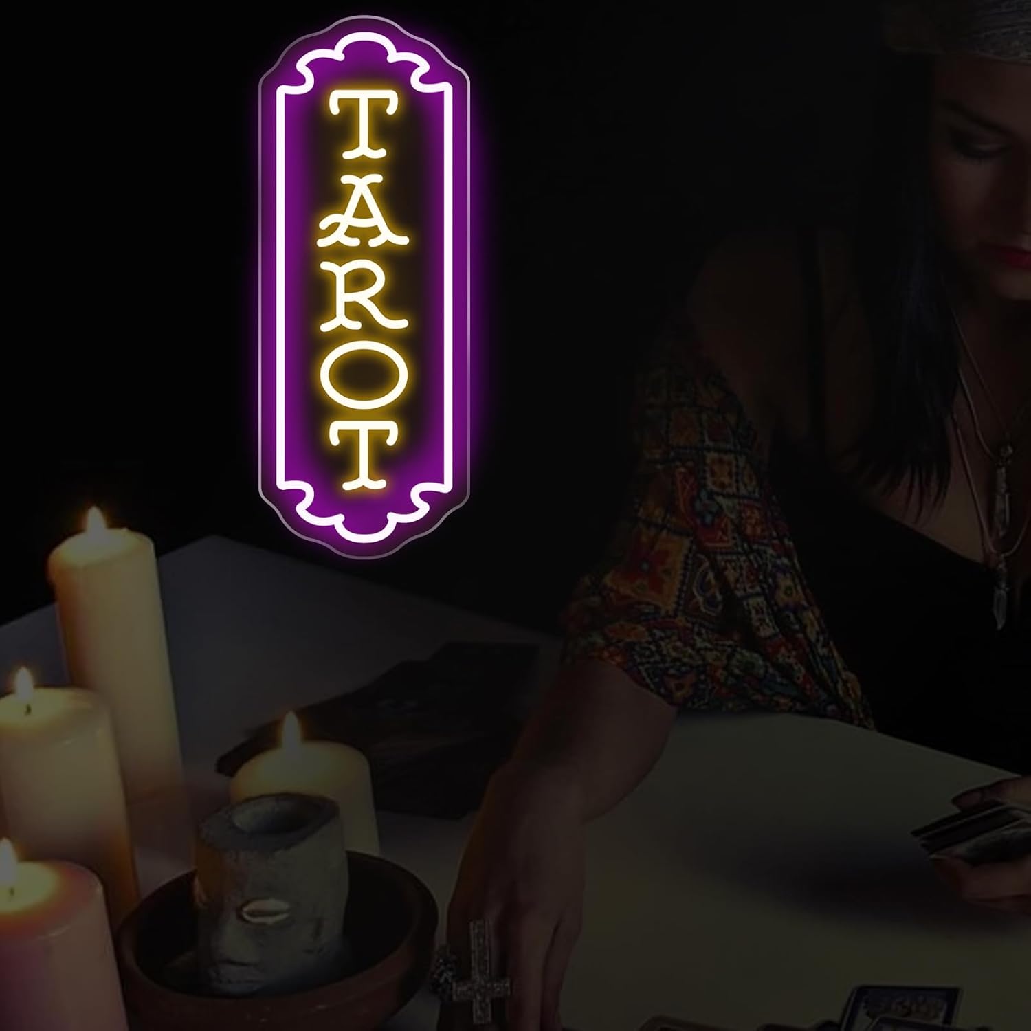 Tarot Neon Sign USB Powered My - Party Games Event recension och pris