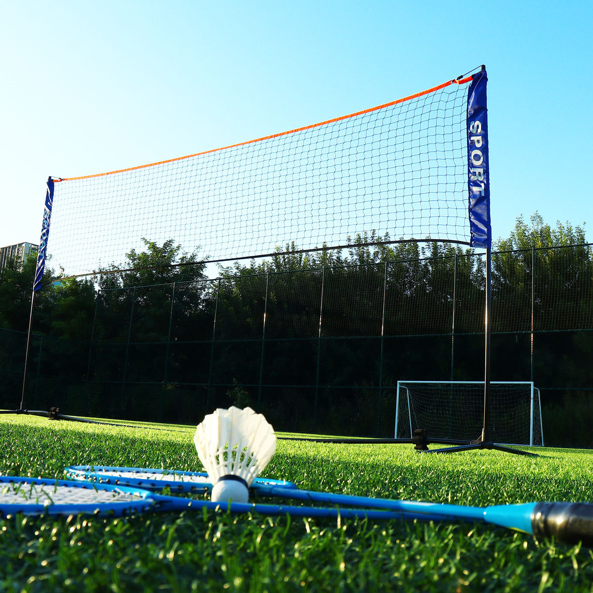 Portable Badminton Net Set for - Badminton Set Garden recension och pris