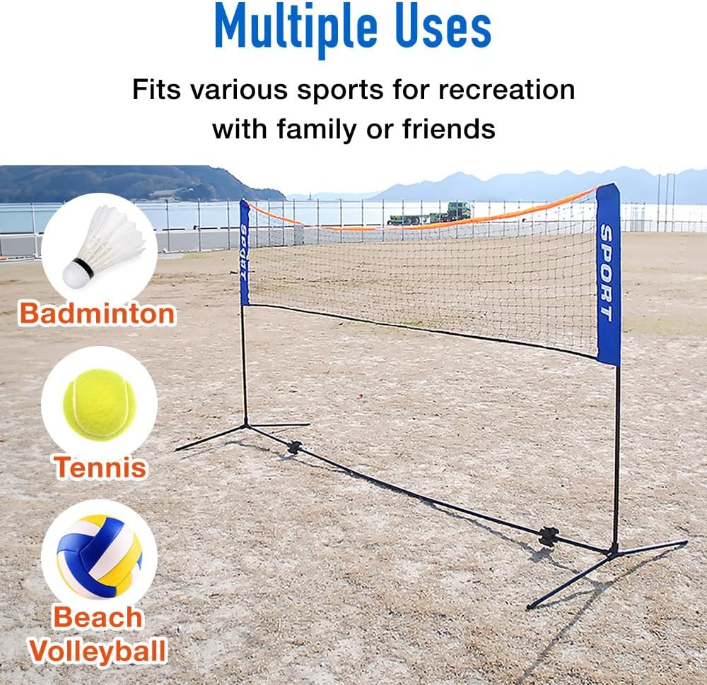Portable Badminton Net Set for - Badminton Set Garden recension och pris