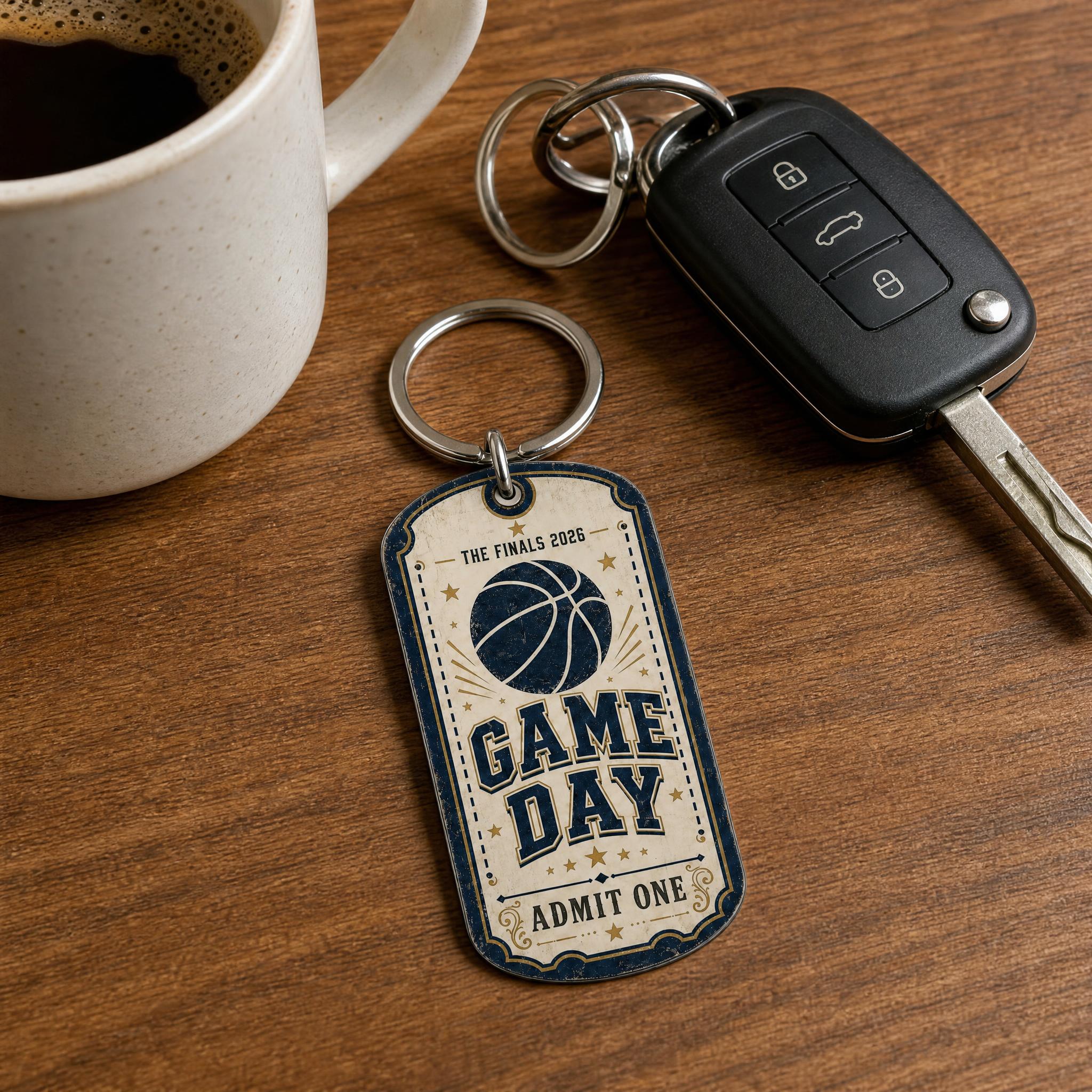 Basketball Game Day Ticket Sha - Party Games Birthday recension och pris