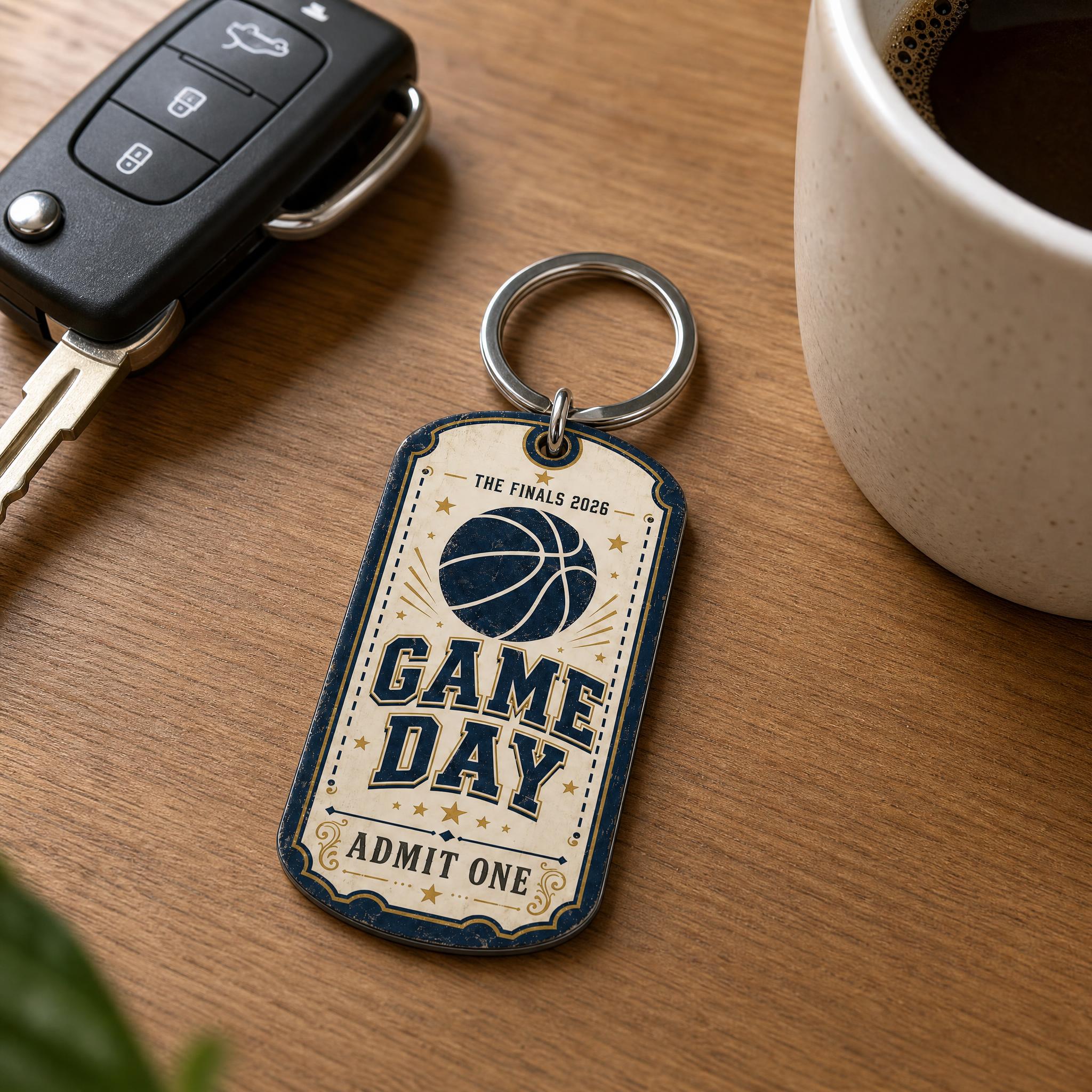 Basketball Game Day Ticket Sha - Party Games Birthday recension och pris