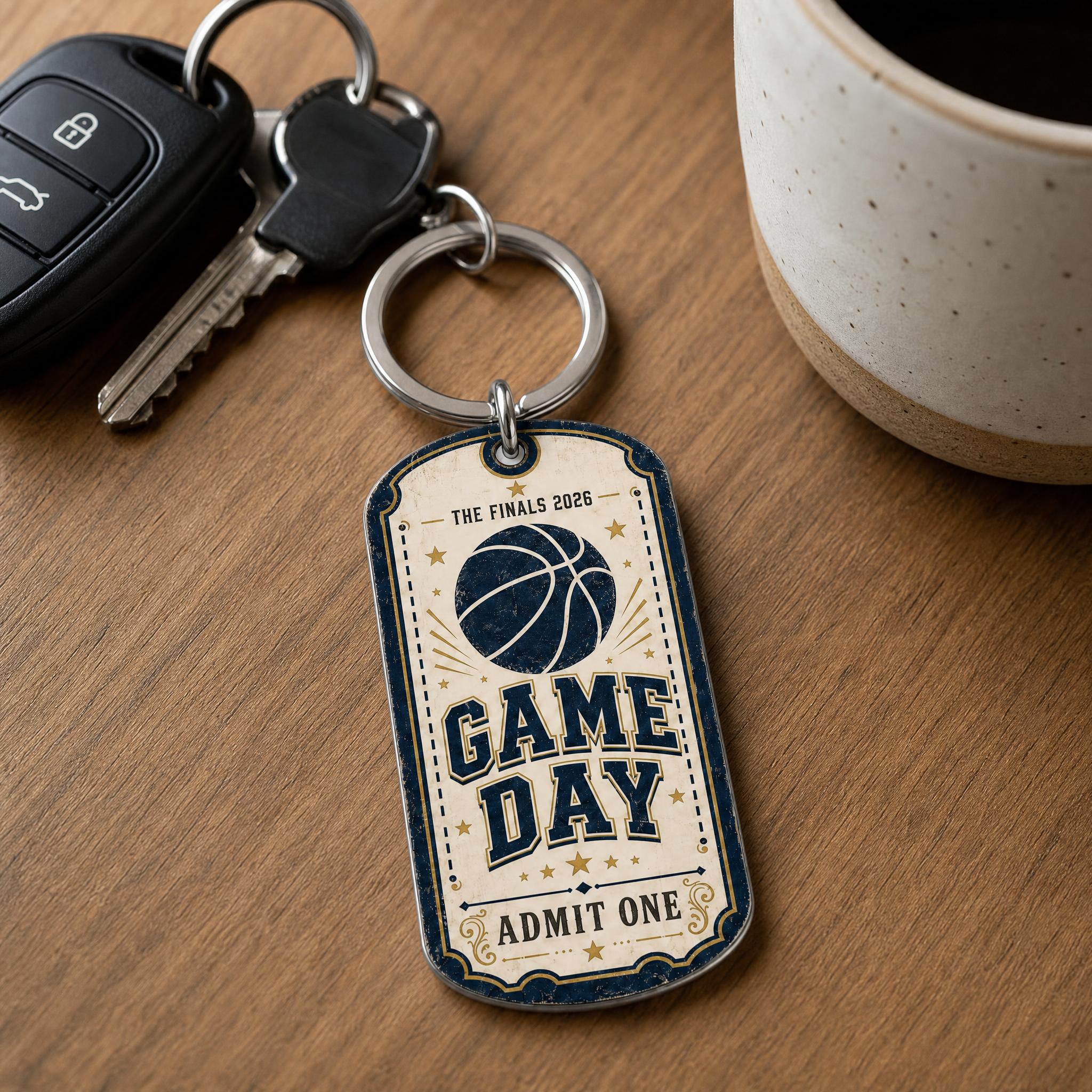 Basketball Game Day Ticket Sha - Party Games Birthday recension och pris