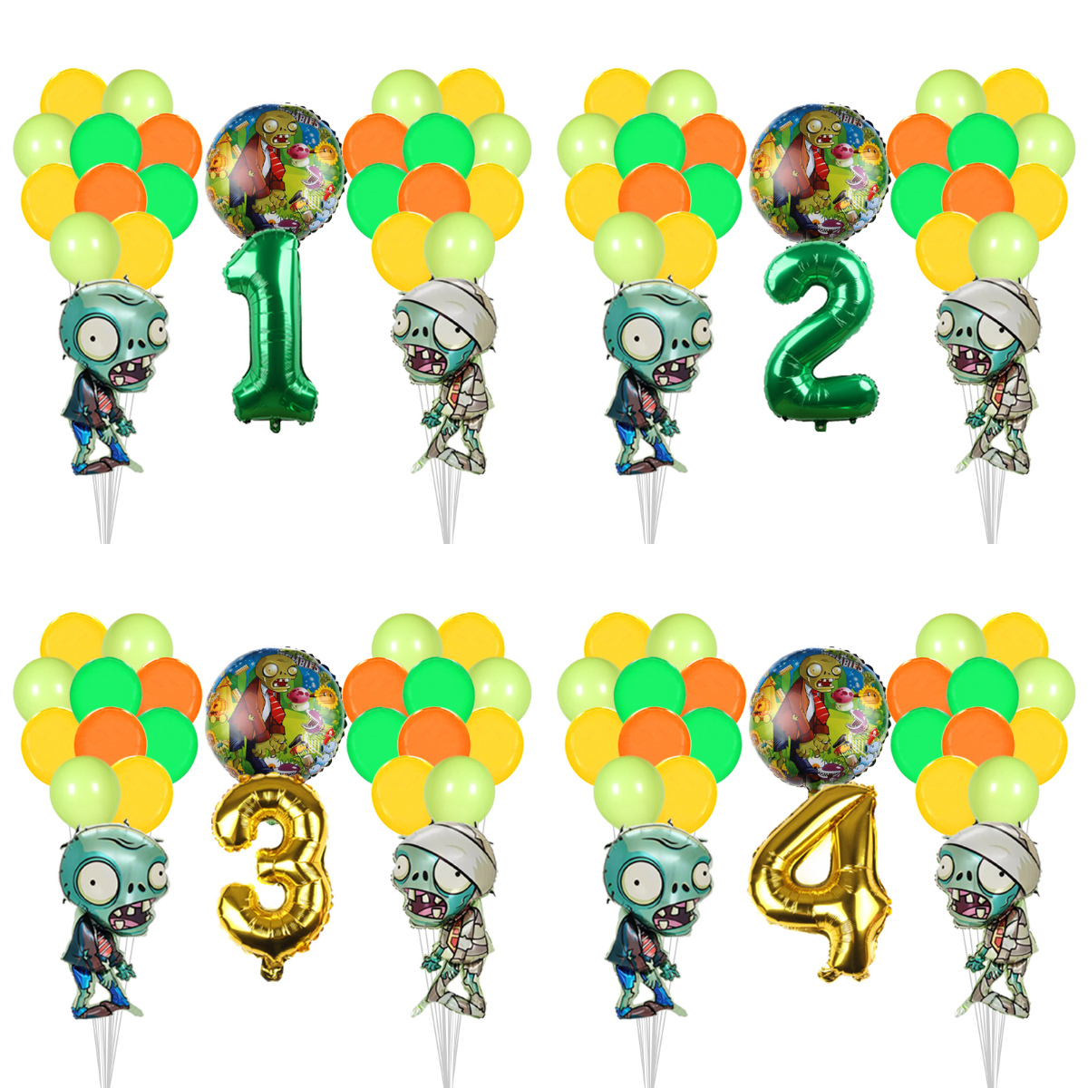 Plants vs Zombies Game Balloon - Party Games Bunny recension och pris