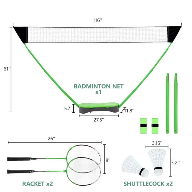 High-Quality Garden Sports Por - Badminton Set Garden recension och pris
