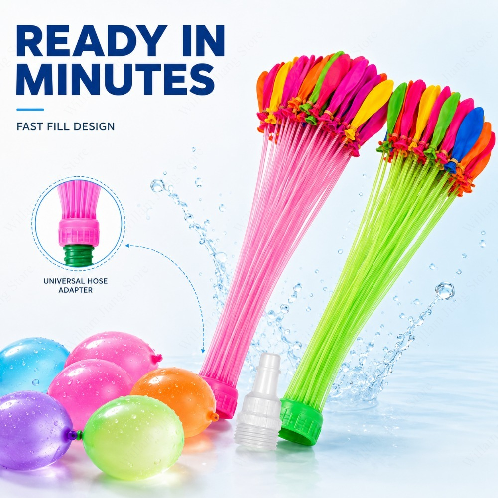 1/3/5 PCS Quick Fill Water Bal - Party Games Using Balloons recension och pris