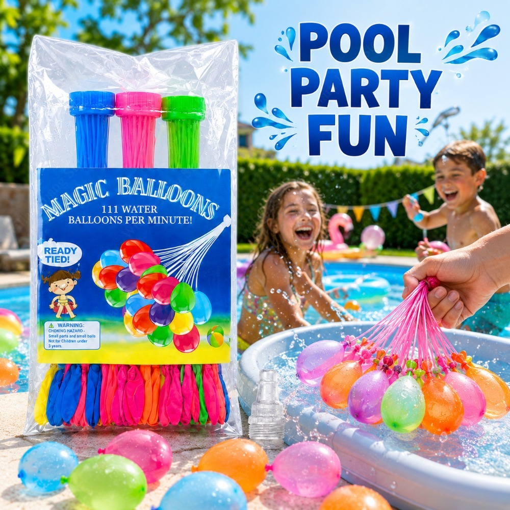 1/3/5 PCS Quick Fill Water Bal - Party Games Using Balloons recension och pris