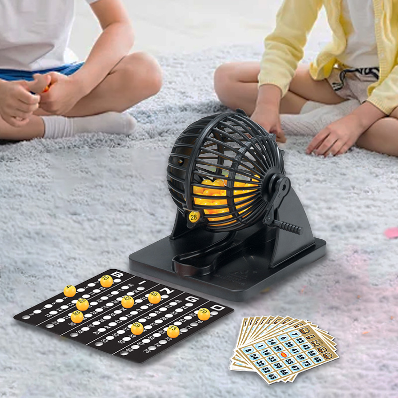 Bingo Lottery Machine Cage Swe - Party Games Group recension och pris