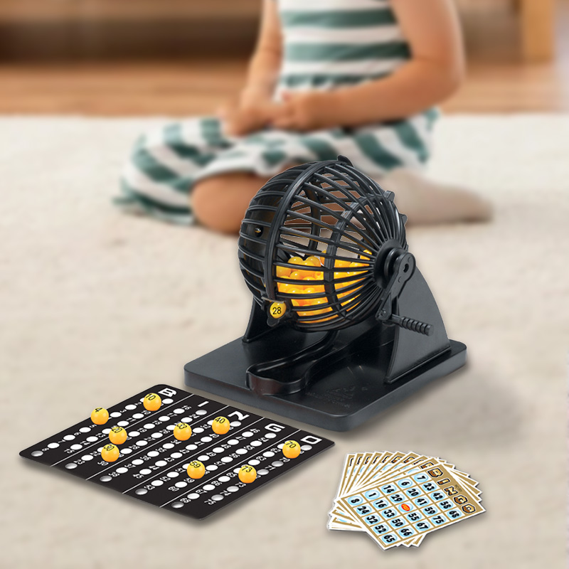 Bingo Lottery Machine Cage Swe - Party Games Group recension och pris