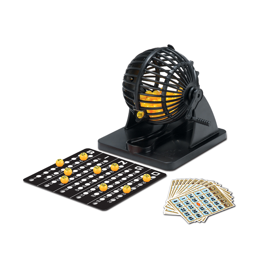 Bingo Lottery Machine Cage Swe - Party Games Group recension och pris