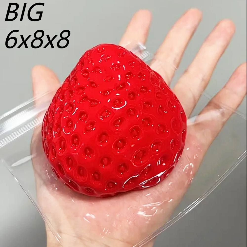 Strawberry Squeeze Toy Fidget  - Party Games Event recension och pris