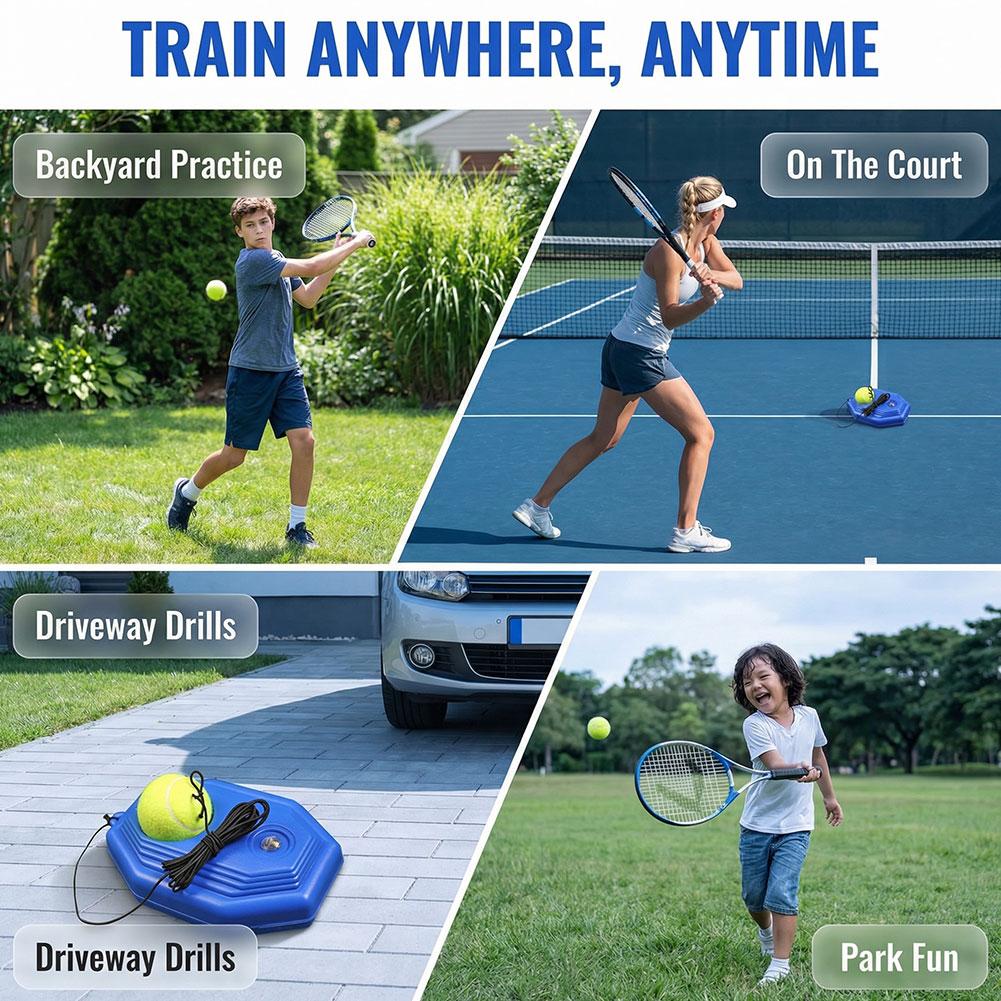 Tennis Trainer Baseboard Set w - Badminton Set Garden recension och pris
