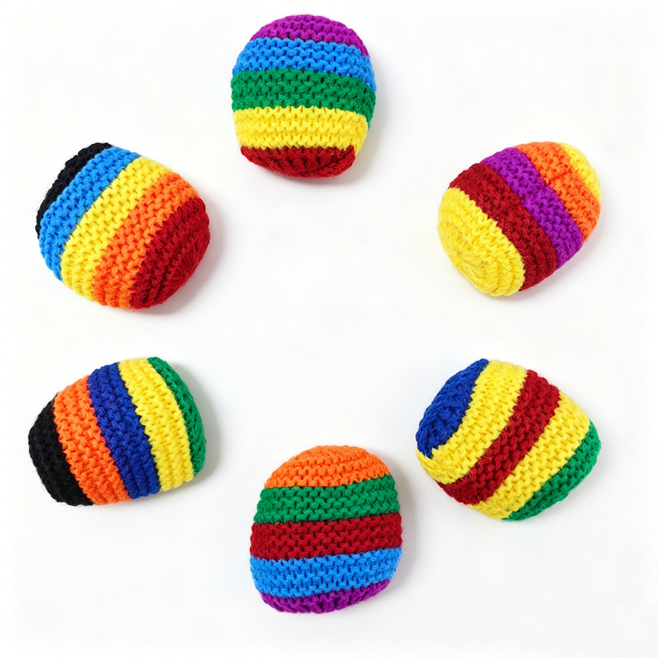Hacky Sack Rainbow Striped Han - Party Games Group recension och pris
