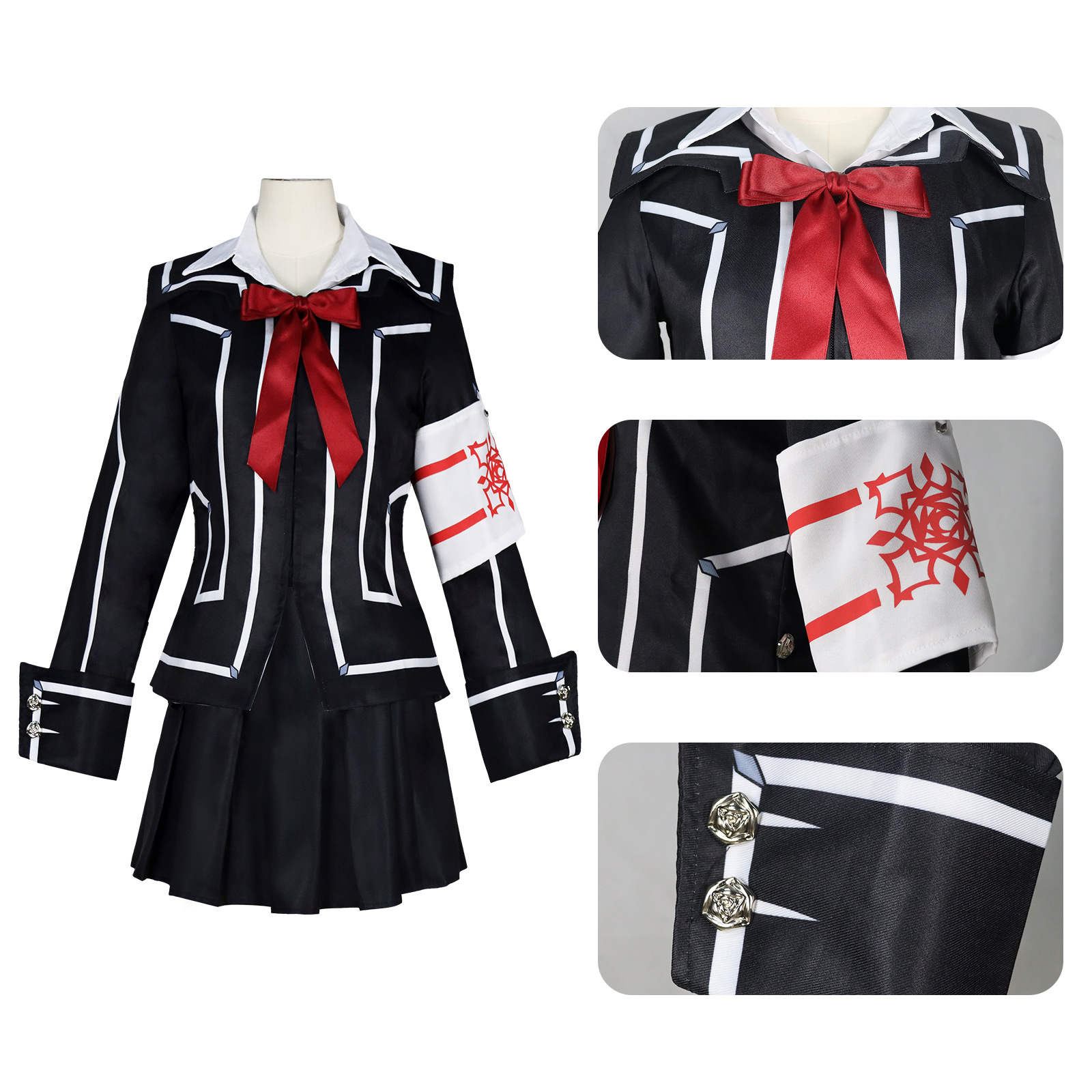 Vampire Knight Cosplay Costume - Party Games Crossplay recension och pris