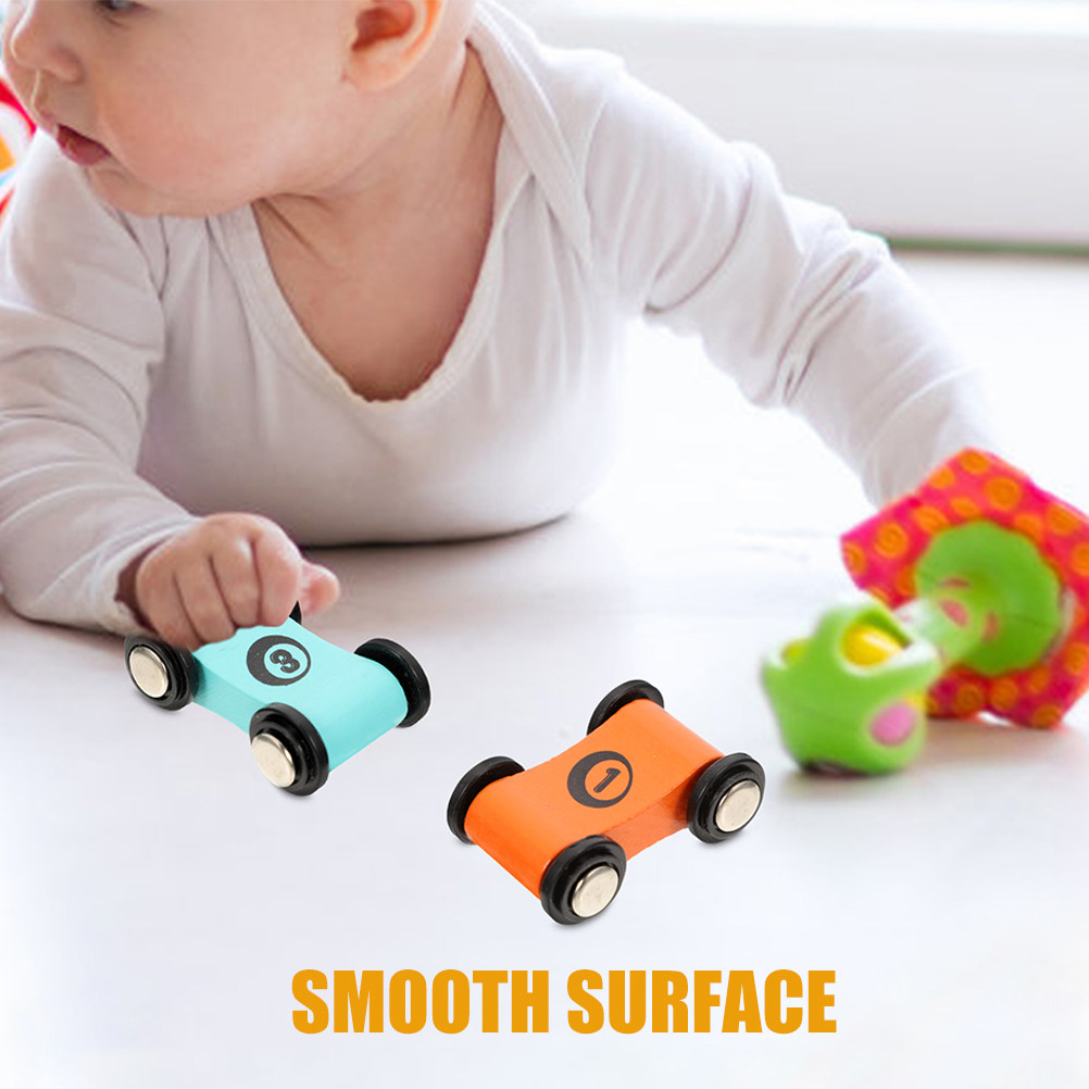 8Pcs Kids Wooden Race Car Mini - Party Games Mini recension och pris
