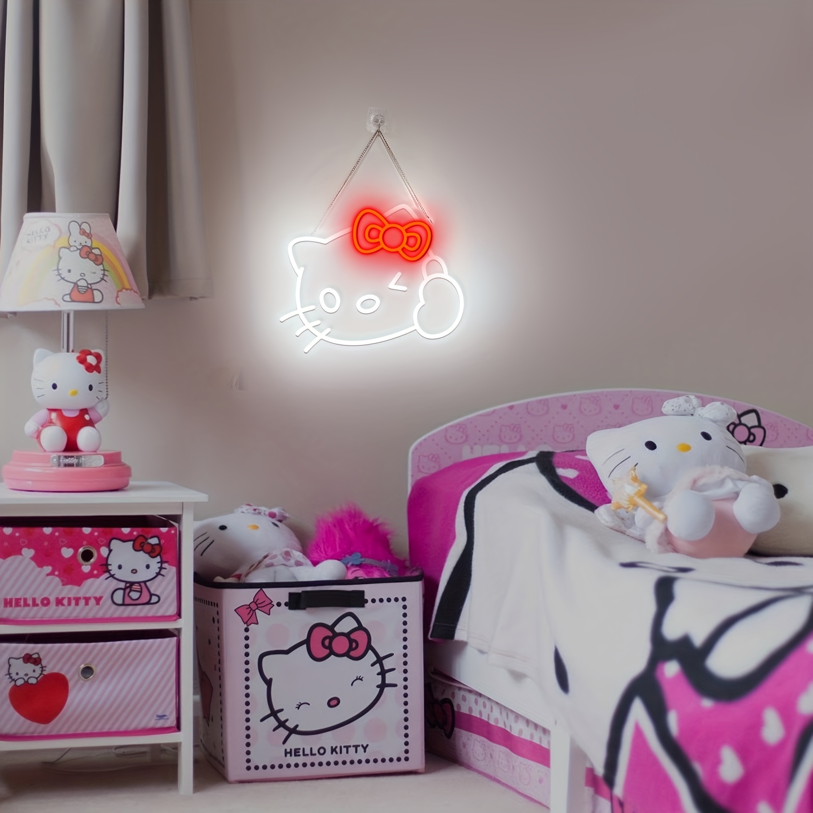 Hello Kitty LED Neon Sign Wall - Play Friends Party Games recension och pris