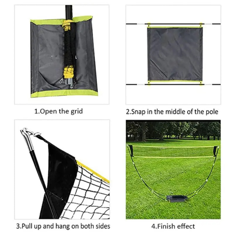 Foldable Badminton Net Set for - Badminton Set Garden recension och pris
