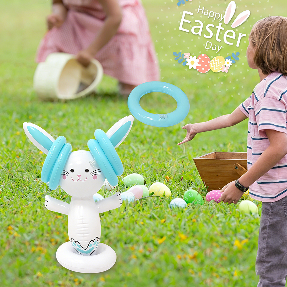Easter Inflatable Bunny Ring T - Party Games Bunny recension och pris
