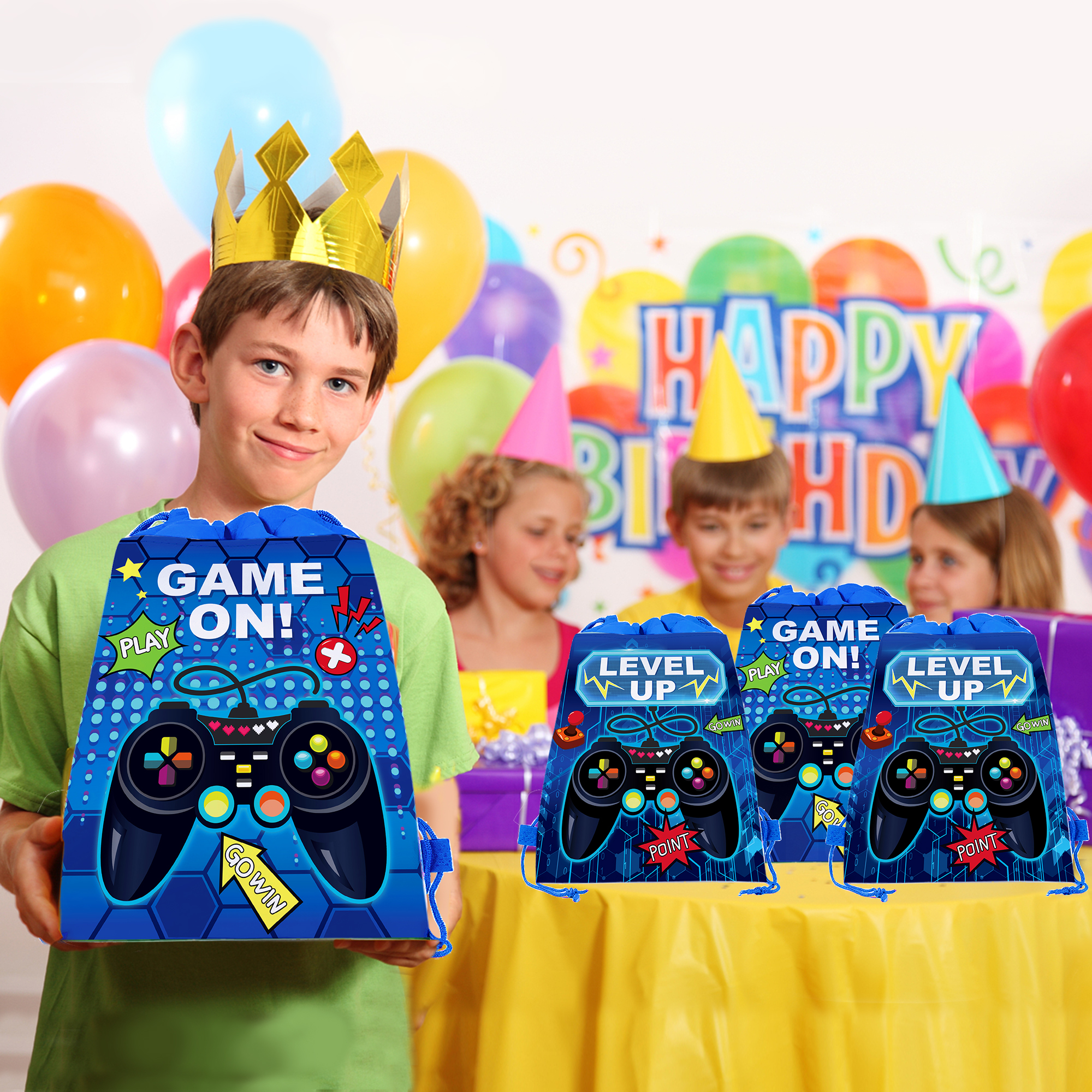 Cartoon Handle Game Birthday N - Party Games Group recension och pris