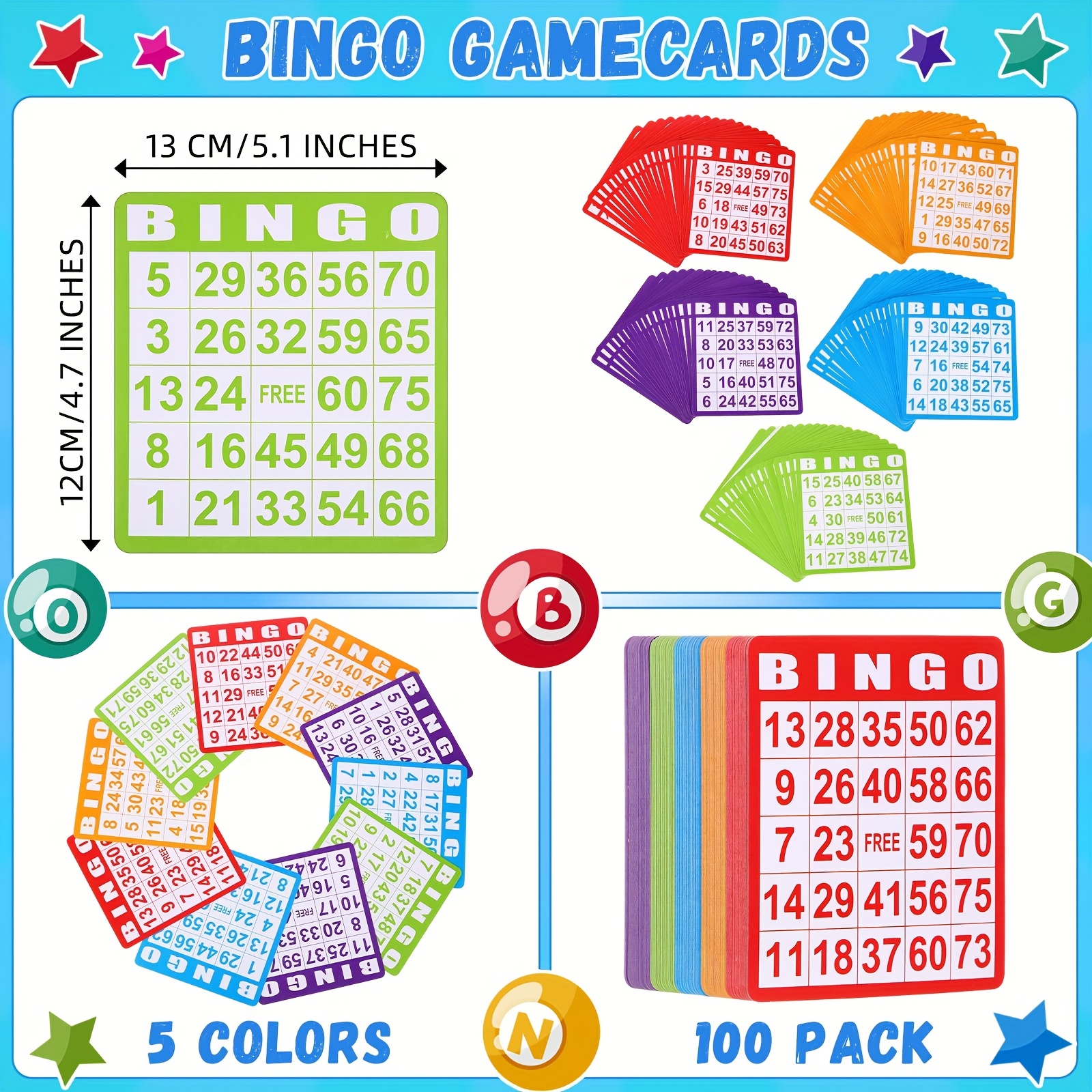 Set of 148 Bingo Game Cards in - Party Games Group recension och pris