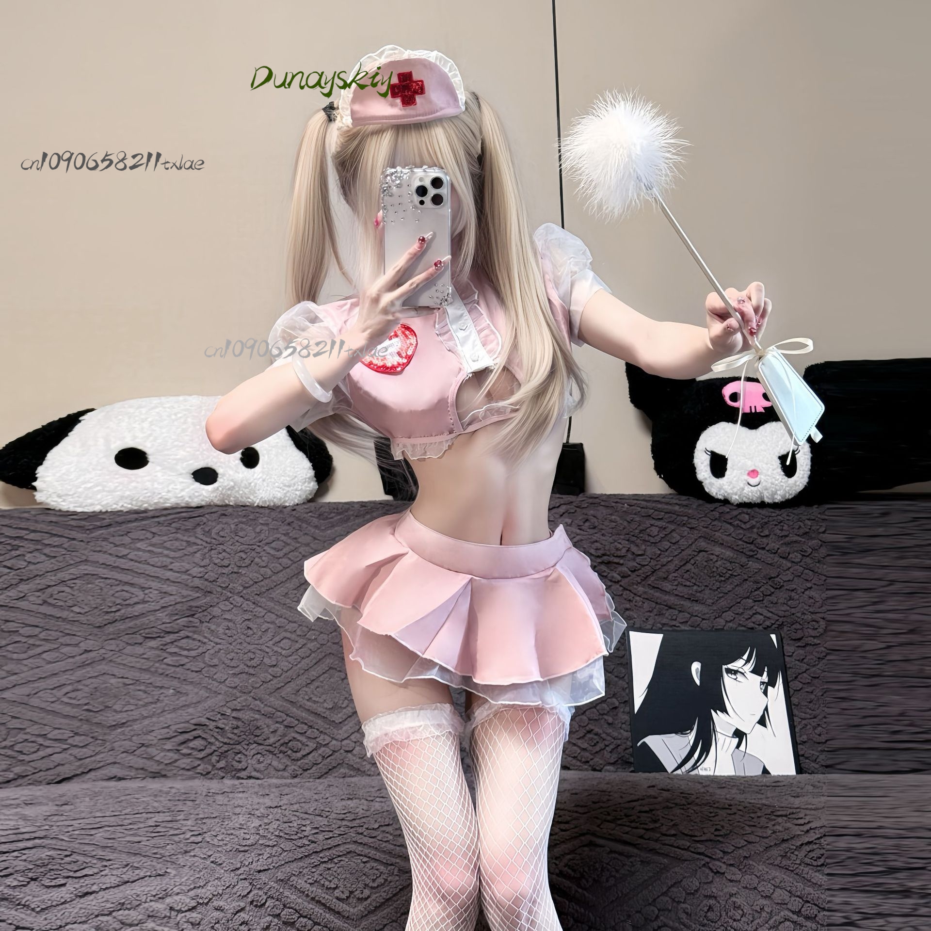 Sexy and cute nurse costume Go - Party Games Bunny recension och pris