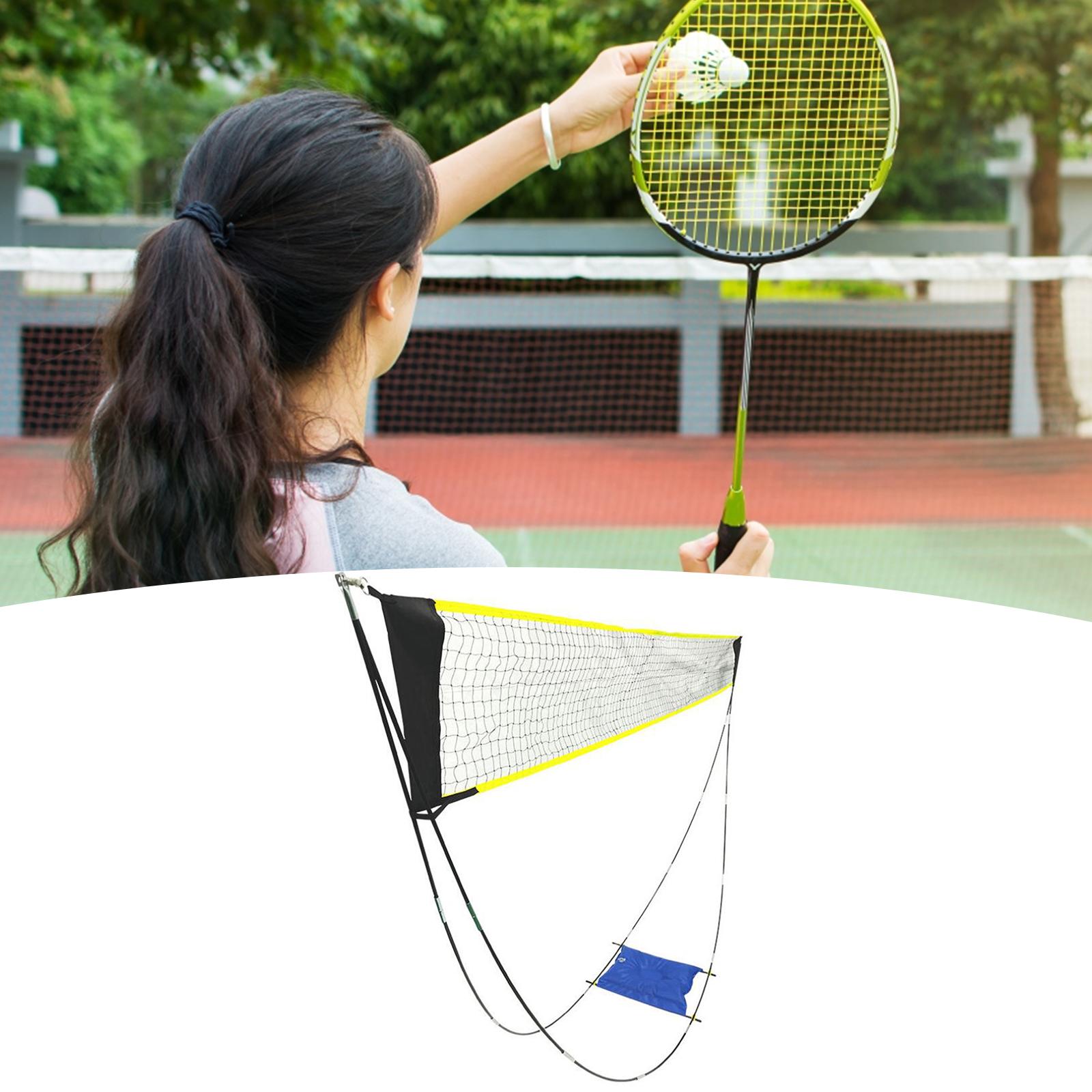 Portable Badminton Net Tennis  - Badminton Set Garden recension och pris