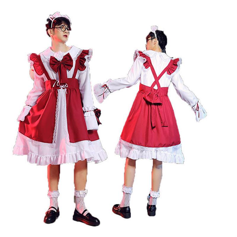Comical Male Maid Skirt Costum - Party Games Crossplay recension och pris
