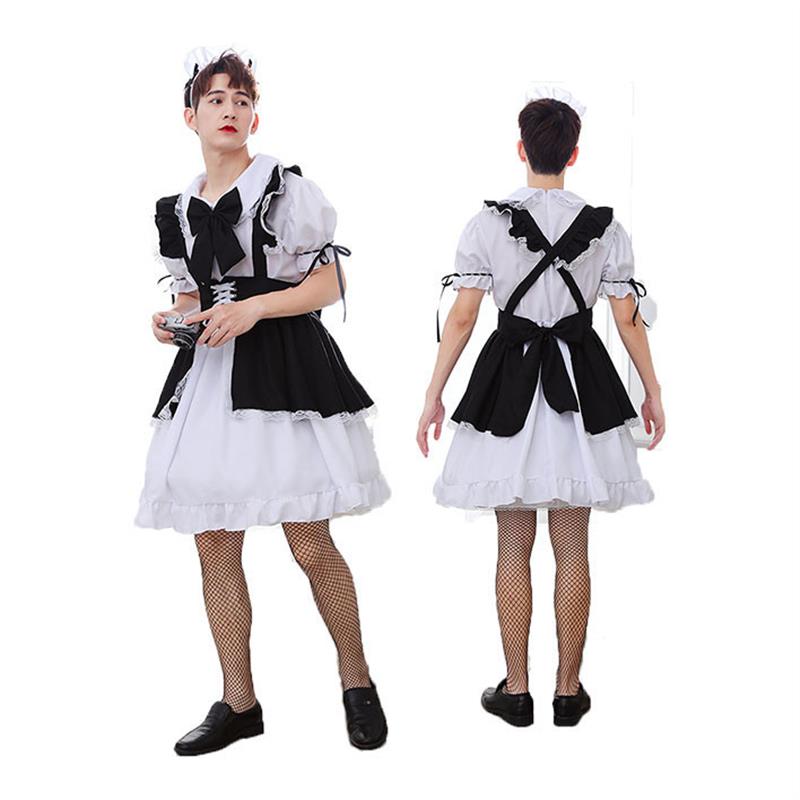 Comical Male Maid Skirt Costum - Party Games Crossplay recension och pris