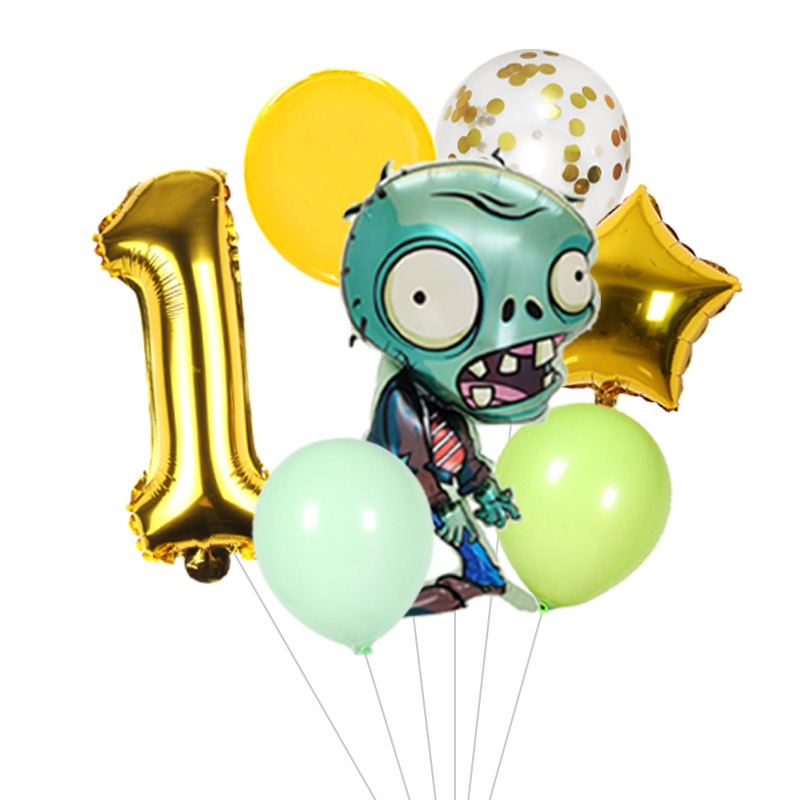 Plants vs Zombies Foil & Latex - Party Games Bunny recension och pris