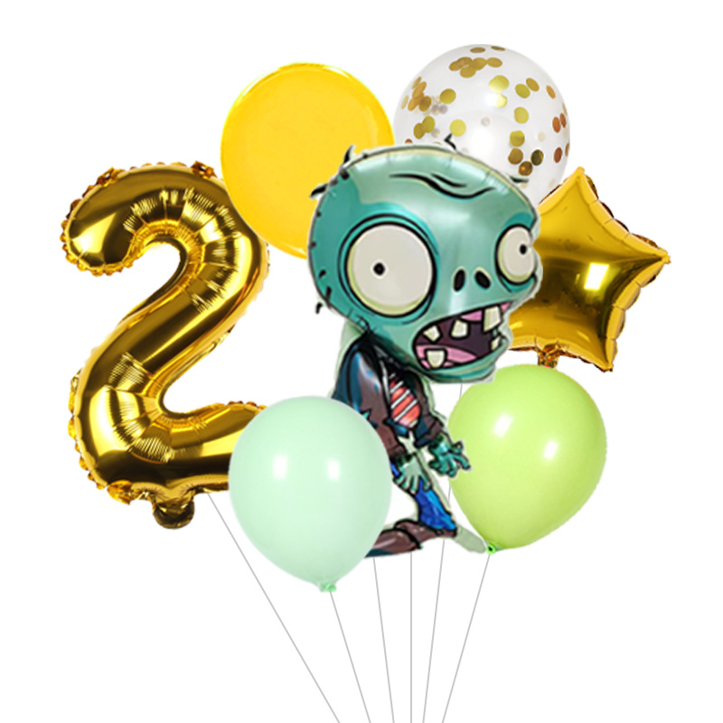 Plants vs Zombies Foil & Latex - Party Games Bunny recension och pris