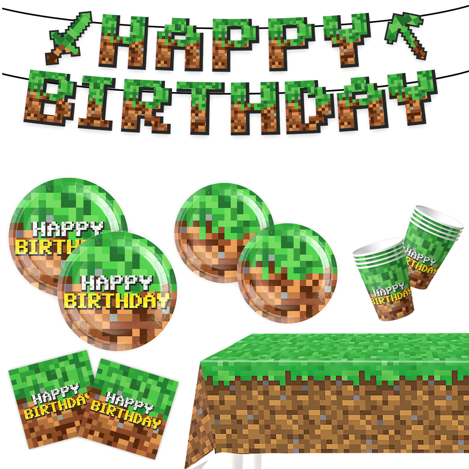 Minecraft Themed Birthday Part - Party Games Group recension och pris