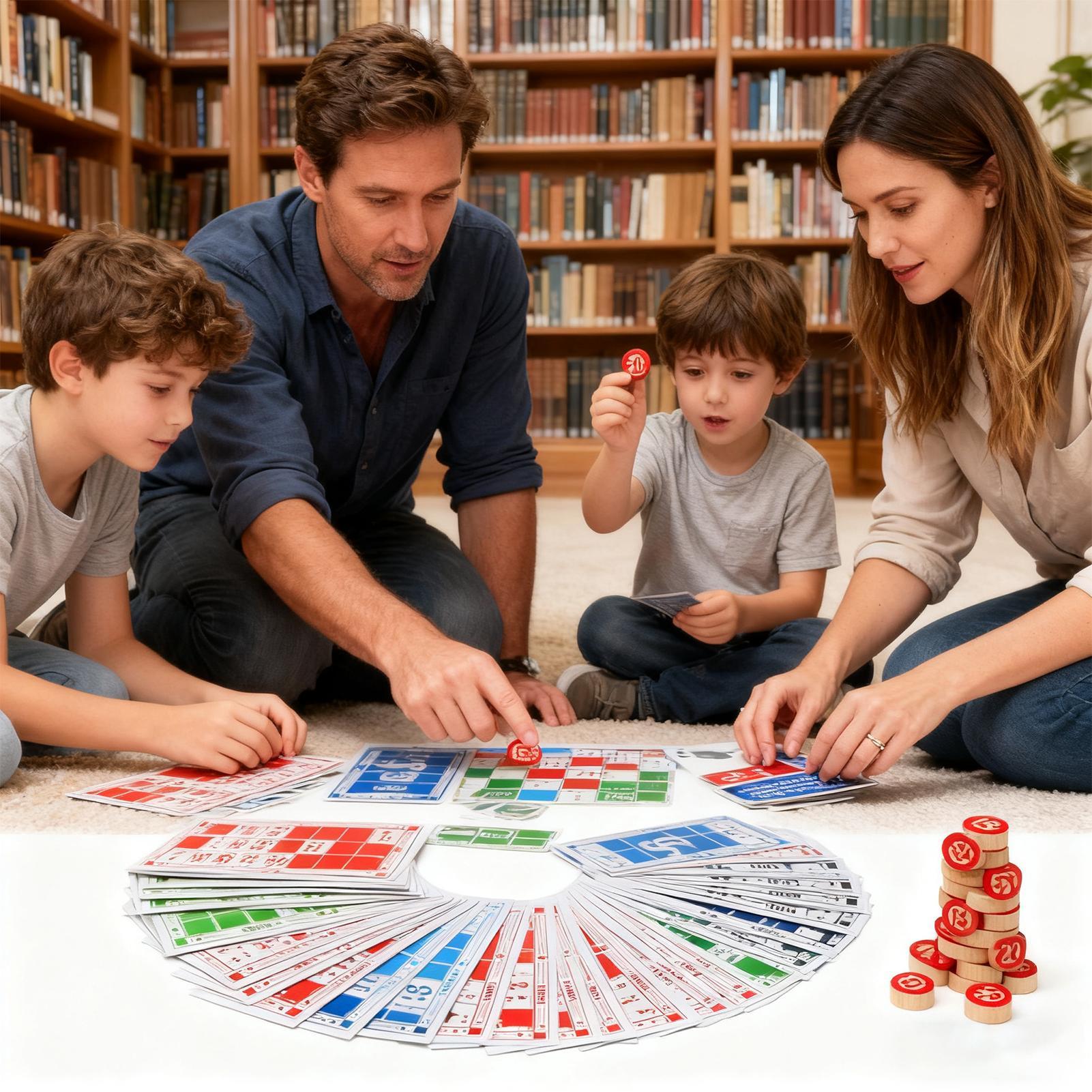 Bingo Set Wooden Funny Educati - Play Friends Party Games recension och pris